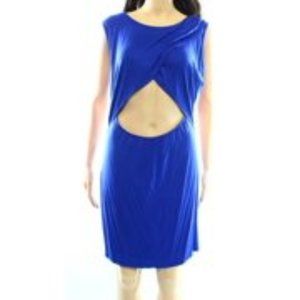 Free Press Blue Cutout Dress